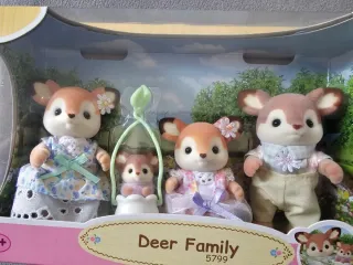 Familia Ciervos Sylvanian Families