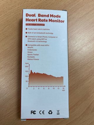 Monitor de Frecuencia Cardíaca Dual Band ANT+/Blue