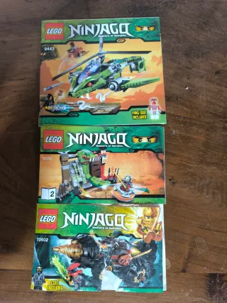 Lego Ninjago Istruzioni 9443, 9558, 70502