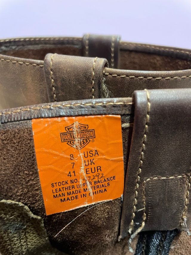 Stivali Harley-Davidson Marroni Nuovi