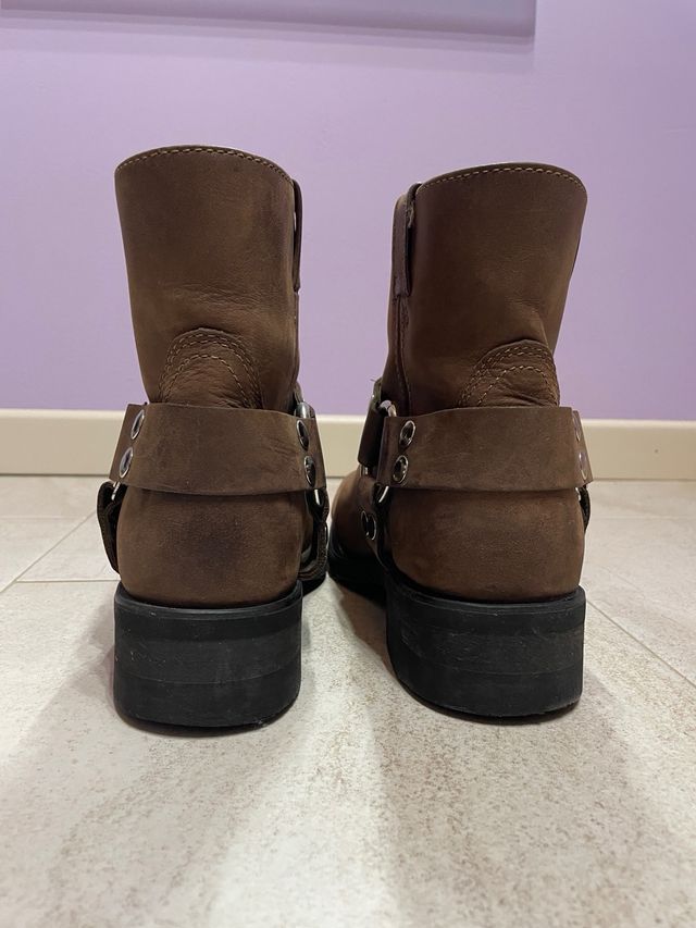 Stivali Harley-Davidson Marroni Nuovi