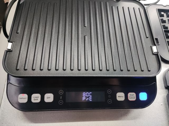 Biolomix Parrilla de contacto, sándwichera,gofrera