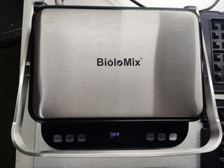Biolomix Parrilla de contacto, sándwichera,gofrera