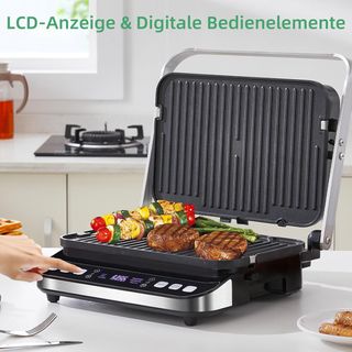 Biolomix Parrilla de contacto, sándwichera,gofrera