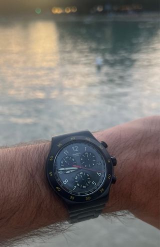 Reloj Swatch Cronógrafo Negro