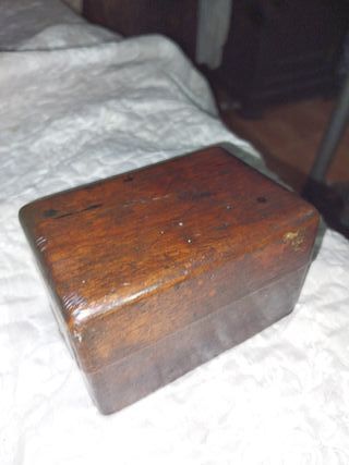 Caja antigua herramientas de  joyería / relojeria