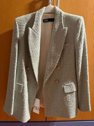 Chaqueta Zara Verde Talla L