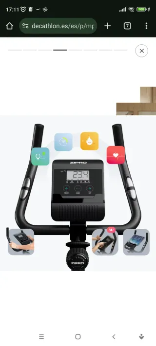 Bicicleta Estática Magnética Zipro Boost