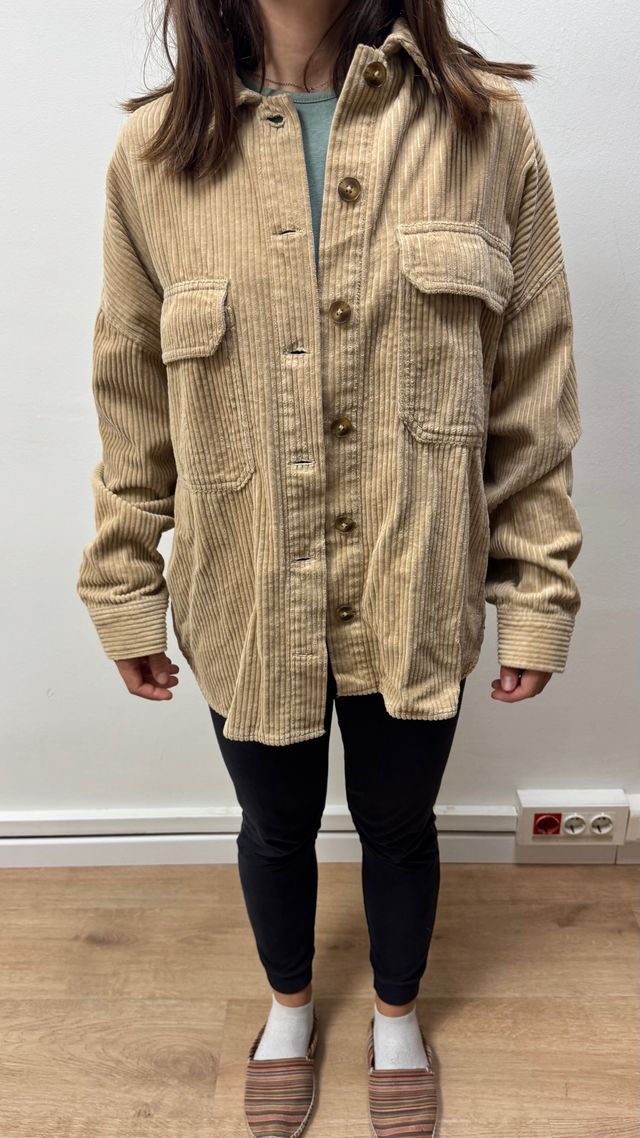 Cazadora beige de pana