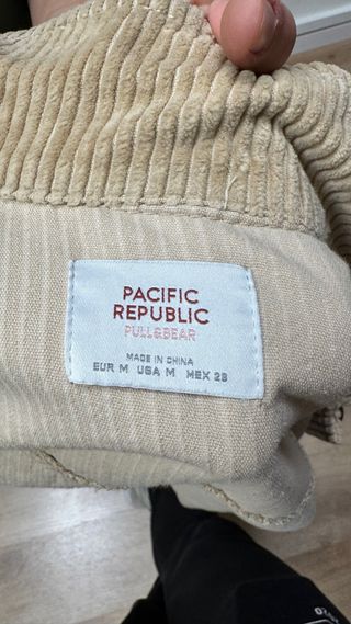 Cazadora beige de pana