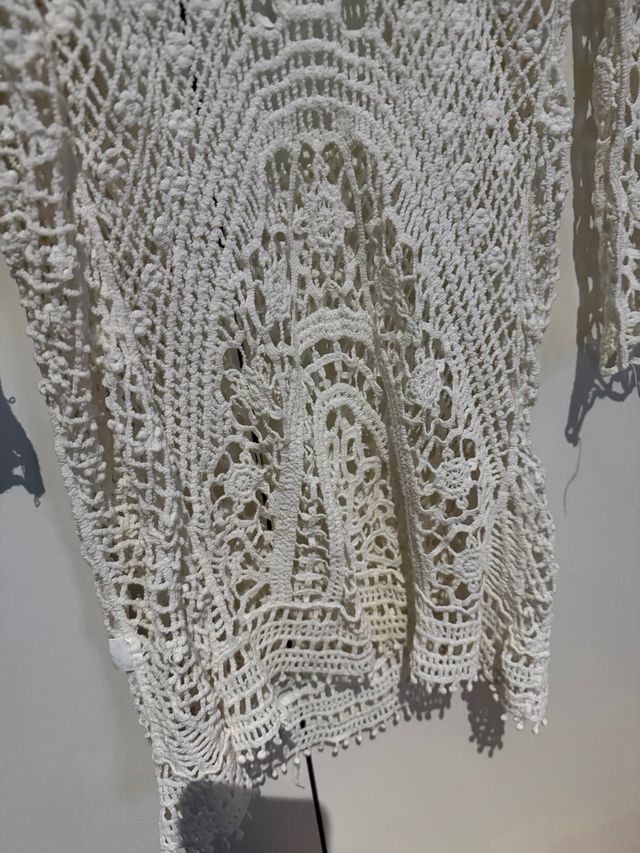 Vestido de encaje blanco