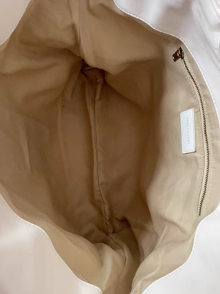 Bolso YSL Shopper Acolchado Blanco con Monedero