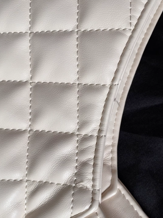 Bolso YSL Shopper Acolchado Blanco con Monedero