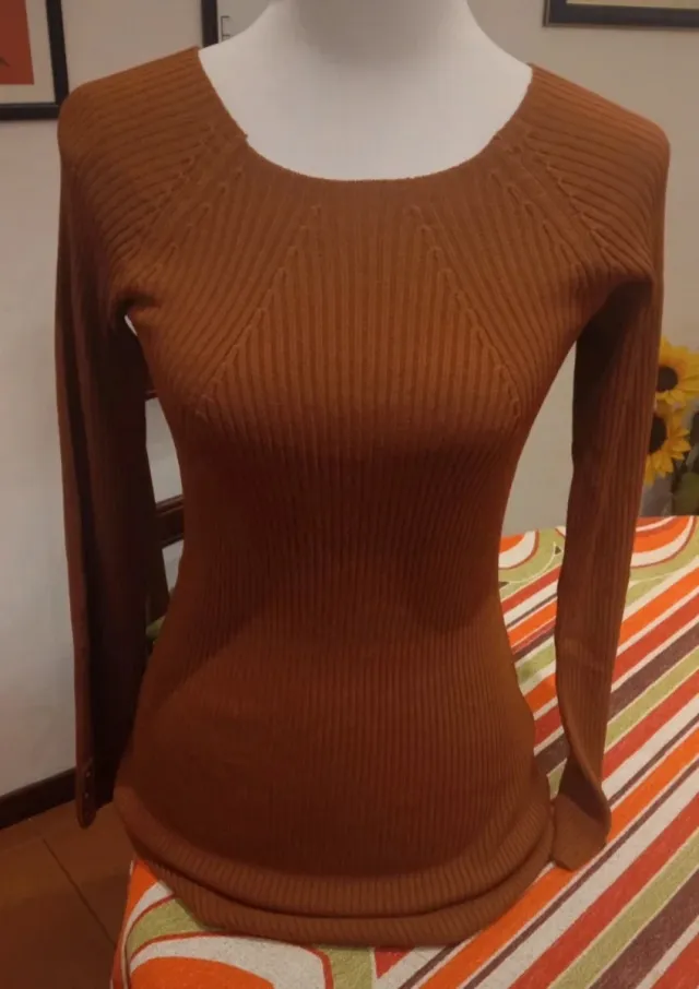 List - Mini abito donna marrone taglia Small 