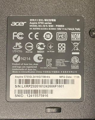 Acer Intel i5 Portatile Nero leggi bene