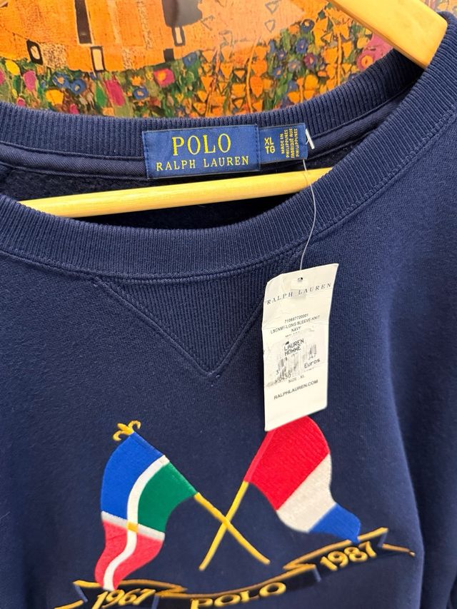 Sudadera Polo Ralph Lauren Cross Flags 50th Anniv.