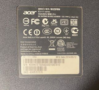 PC Portatile Acer Grigio Argento leggi bene