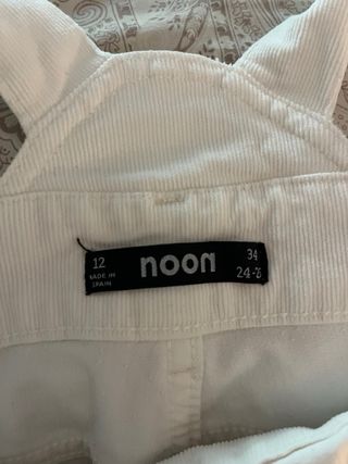 Peto Noon Blanco Talla 34