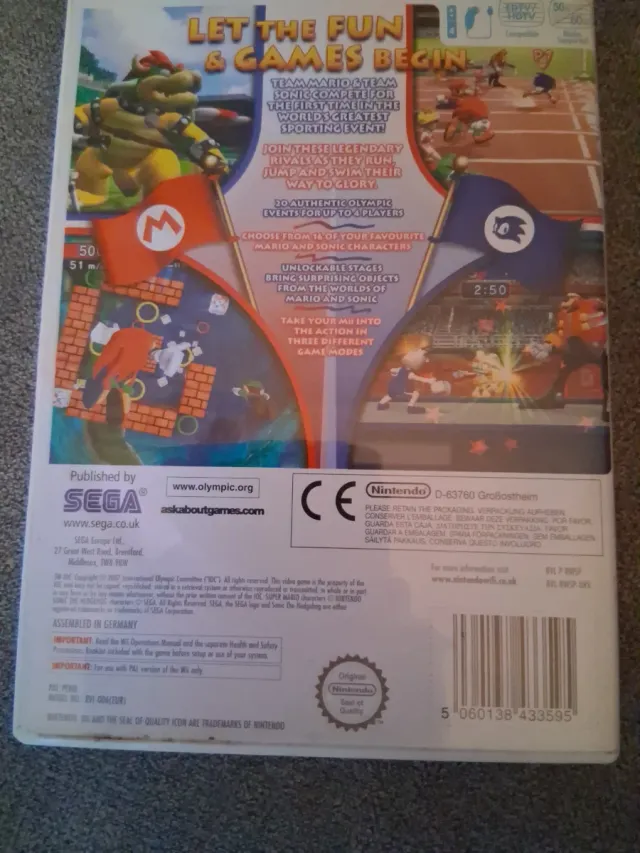 Mario & Sonic en los Juegos Olímpicos Wii