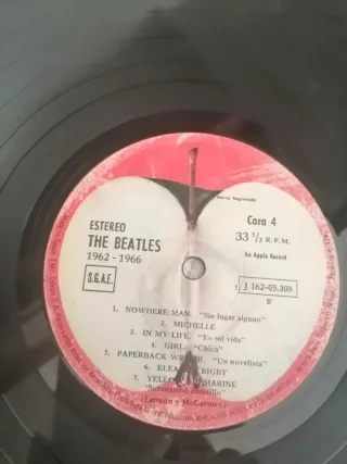 2 LPs 1973 🇪🇦 The Beatles / 1962-1966 Album Rojo