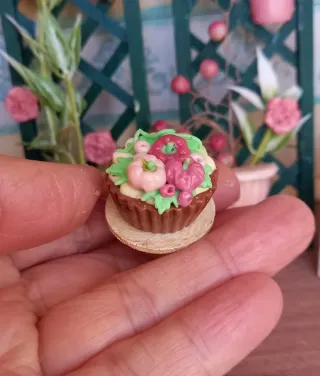 Miniatura torta per dollhouse