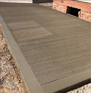 Calcestruzzo stampato e lucidato