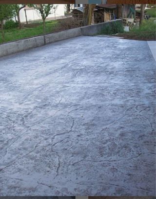 Calcestruzzo stampato e lucidato