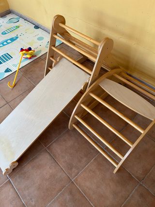 Gimnasio infantil madera
