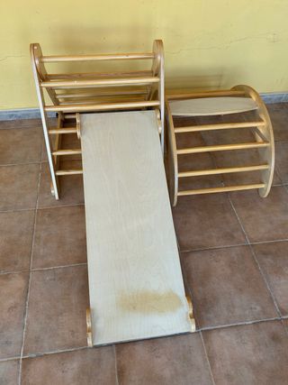 Gimnasio infantil madera