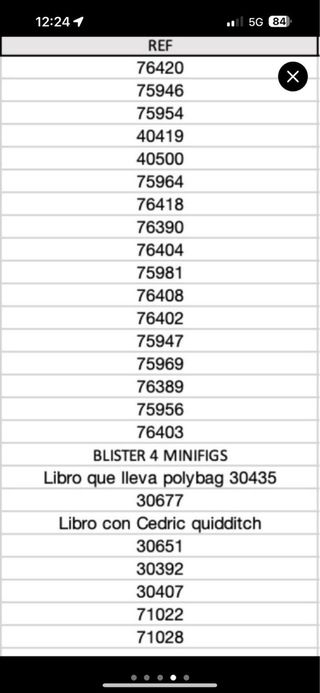 Colección Lego Harry Potter