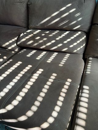 Sofá modular marrón de tela