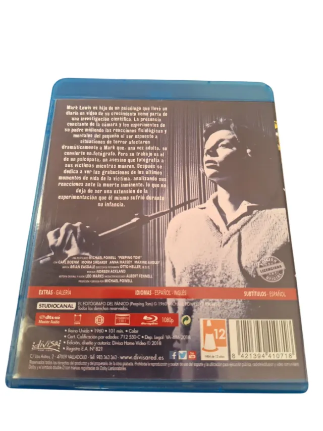 Blu-ray El Fotógrafo del Pánico (Peeping Tom)