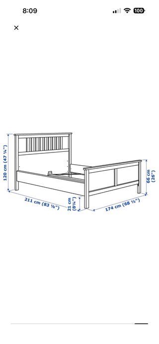 Estructura de cama IKEA Hemnes 160x200
