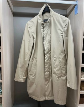 Gabardina hombre beige