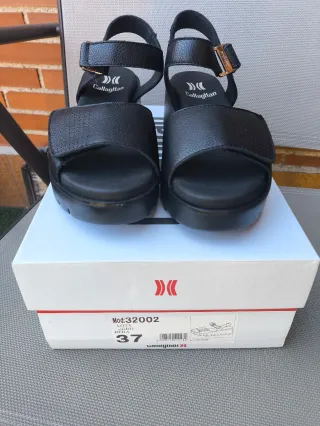 Sandalias Callaghan Piel Negra Talla 37