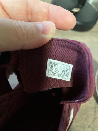 Zapatillas Vans Rojas Velcro