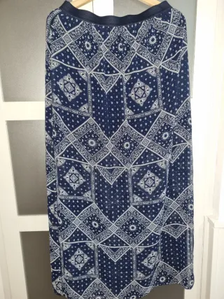 Falda larga estampada verano