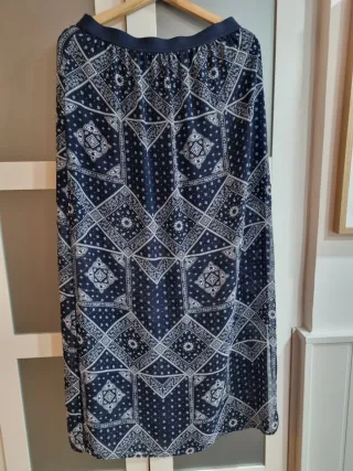 Falda larga estampada verano