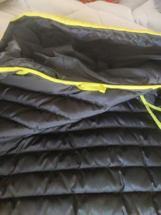 Piumino giallo fluo taglia L