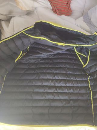 Piumino giallo fluo taglia L