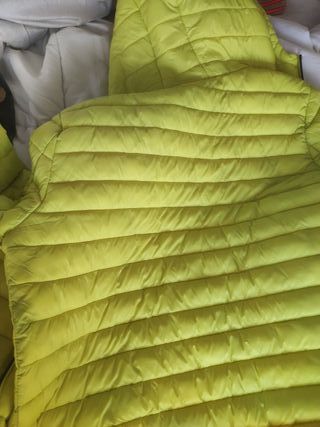 Piumino giallo fluo taglia L