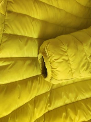 Piumino giallo fluo taglia L