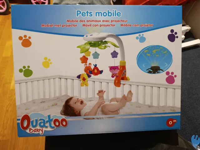 Móvil cuna Ouatoo Baby con proyector