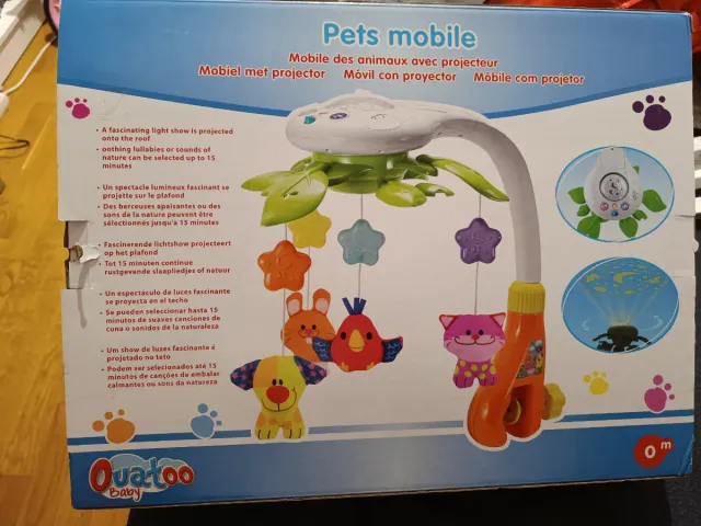 Móvil cuna Ouatoo Baby con proyector