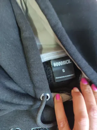 Sudadera Hoodrich Negra Talla L