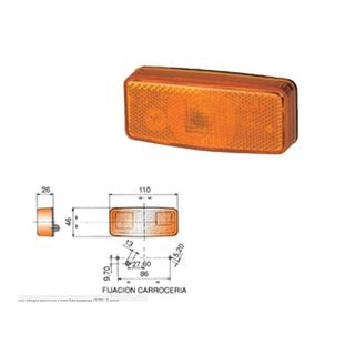 Piloto Posición Lateral Ambar Rinder Caravana