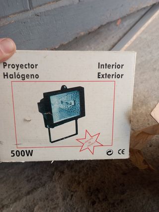 2 Focos Halógenos 500W