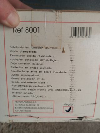 2 Focos Halógenos 500W