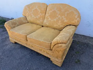 2 Sofás Vintage vintage oro. REBAJADO!!!!!