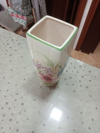 Jarrón de cerámica decorativo floral